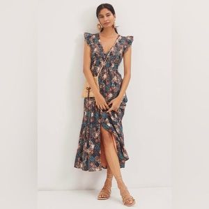 Anthropologie Multicolor Midi Dress